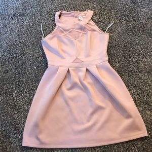 Baby pink dress